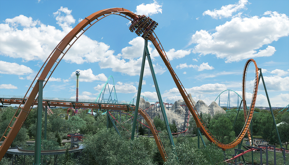 La montaña rusa Yukon Striker es oficialmente la más alta, larga y rápida del mundo!